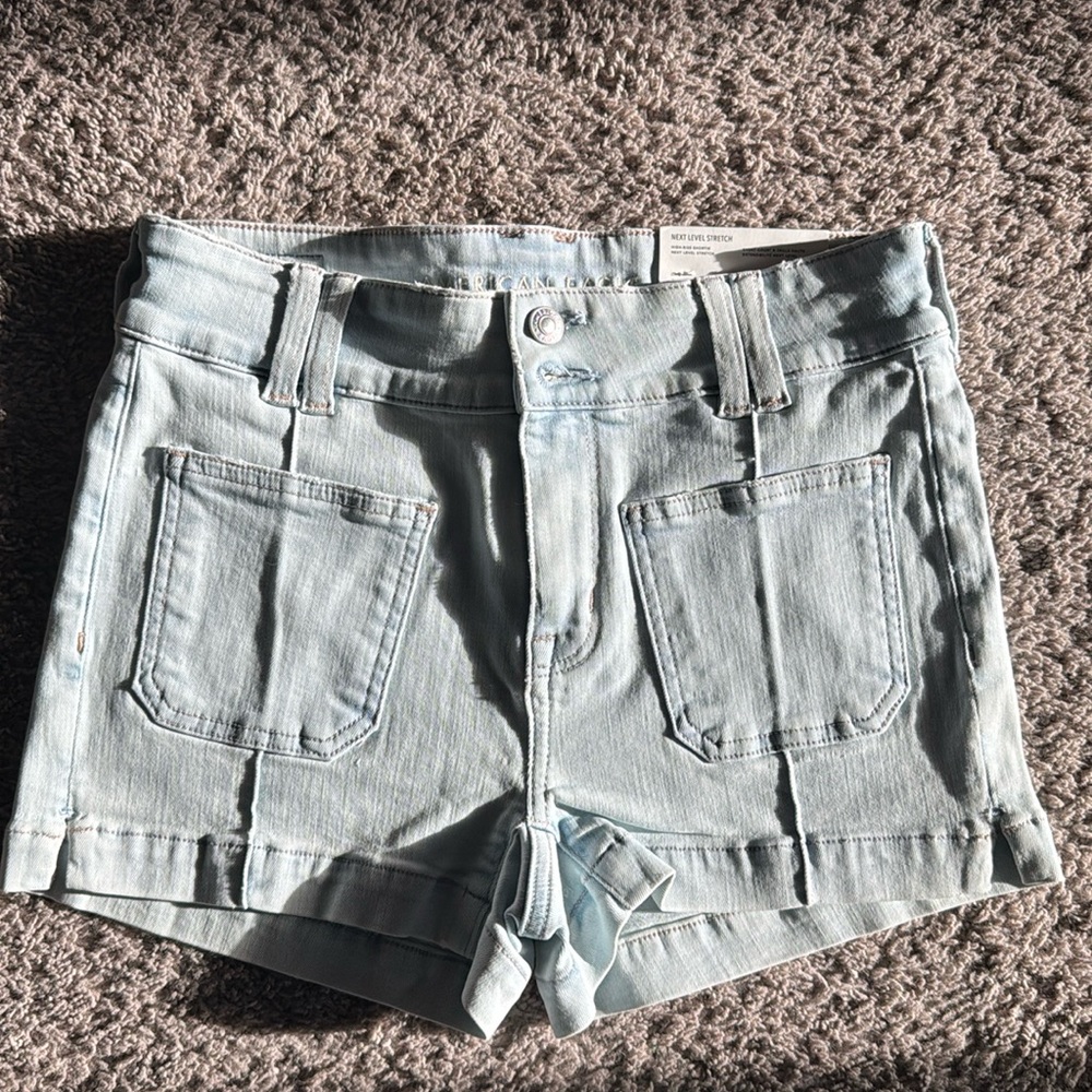 NWT American Eagle high rise shortie 2